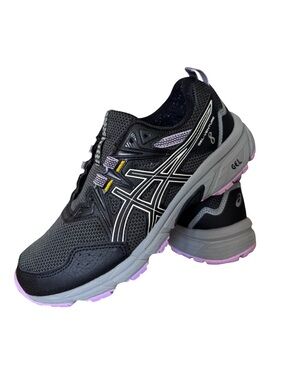 Women’s ASICS Gel Venture 8 Black Ivory Size 7